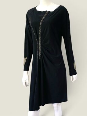 AVENTURES DES TOILES VTG Ruched Dress Size EU 42